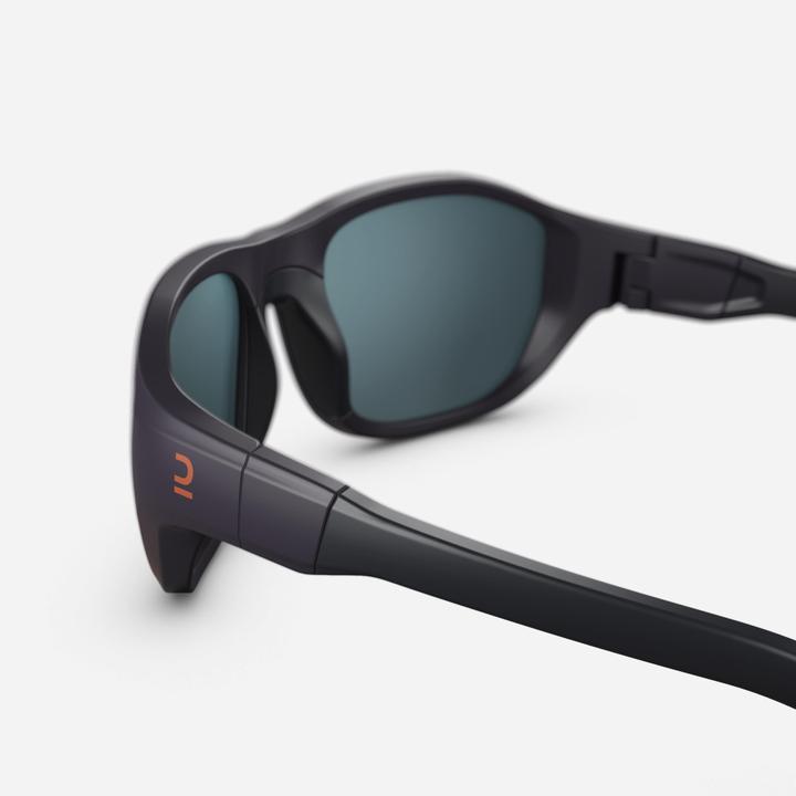 Actual product image Quechua Hiking sunglasses MH T500 children 6-10 years category 4 dark blue/orange