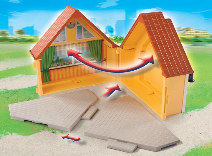 Produktbild Playmobil Aufklapp-Ferienhaus (6020, Playmobil Summer Fun)