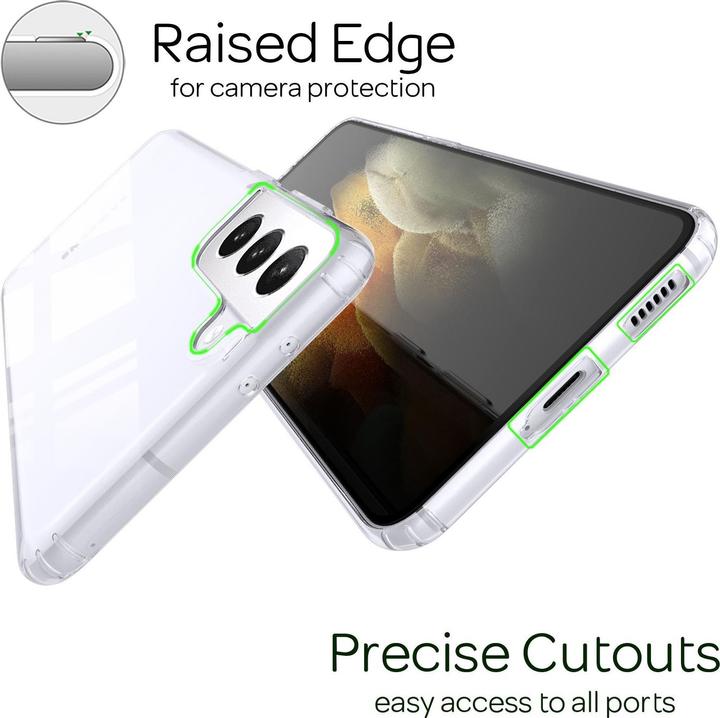 Actual product image Nalia Hull Transparent (Samsung Galaxy S21+)