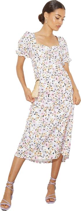 Immagine prodotto Dorothy Perkins Vestito Midi Piccola Floreale A Cuore A Sbuffo Donna (40 D)