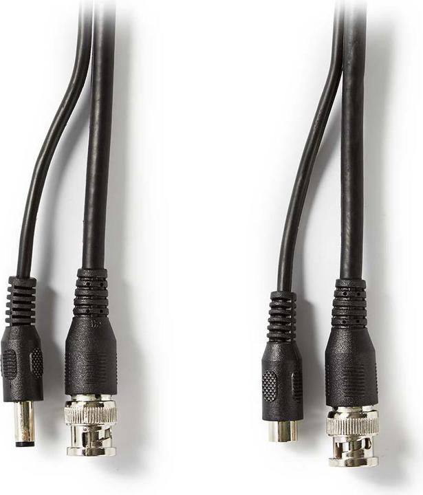 Image du produit Nedis Câble de sécurité CCTV | BNC / DC | 30.0 m | rond | PVC | Noir | Emballage carton (Câble d'antenne)