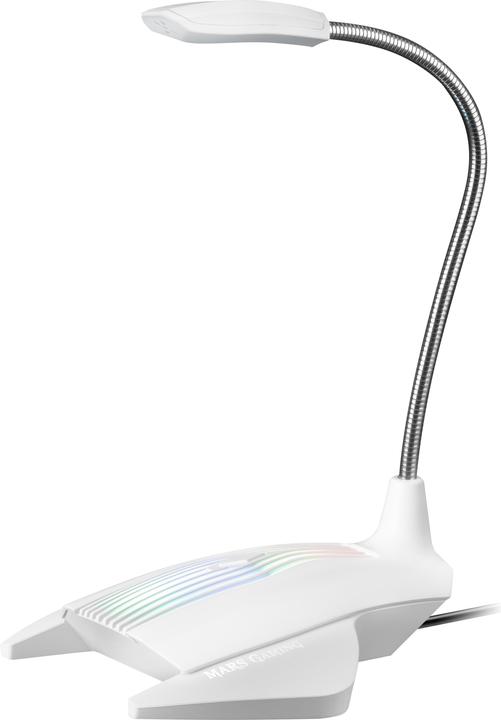 Image du produit Mars Gaming Microphone Sur Pied Mmic RGB (Blanc)