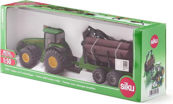 Immagine prodotto Siku Trattore con rimorchio forestale