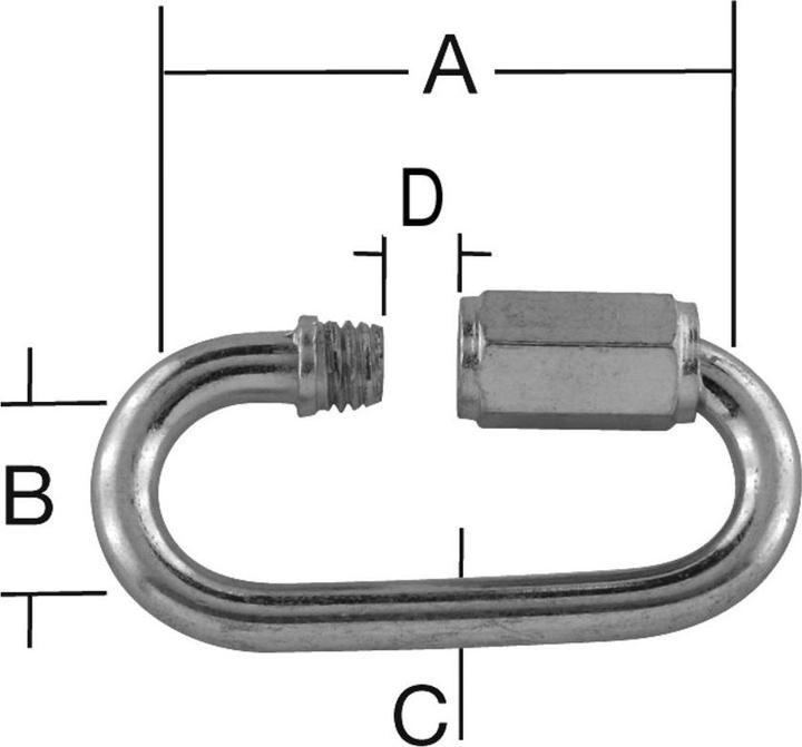 Produktbild Vormann Rapidglied 3,5 mm verz. 100 St.