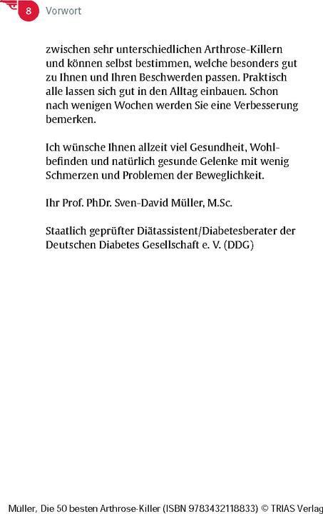 Actual product image Die 50 besten Arthrose-Killer (German, Sven-David Miller, 2024)