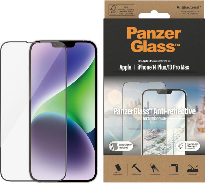 Actual product image PanzerGlass Ultra Wide Fit (1 Piece, Apple iPhone 13 Pro Max, Apple iPhone 14 Plus)