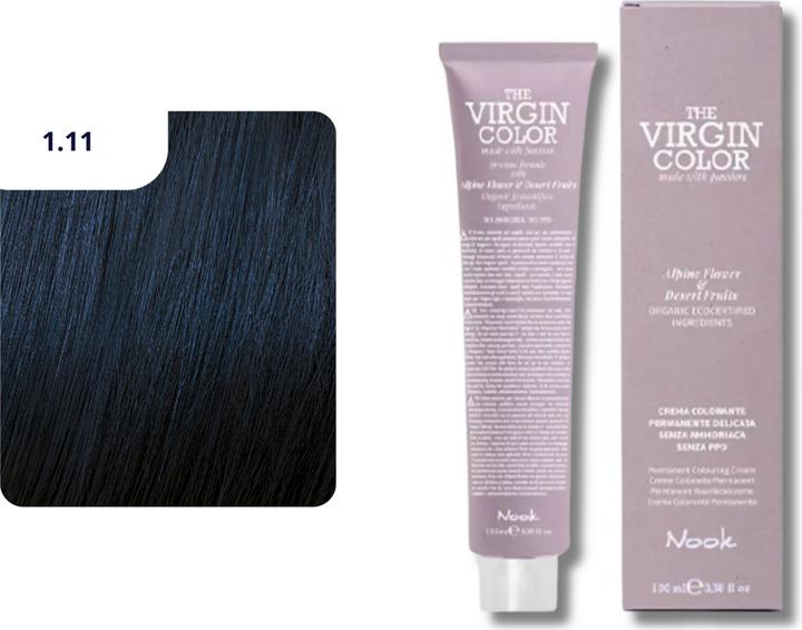 Image du produit Nook Couleur de cheveux Virgin Color (1.11 Frêne bleu foncé)