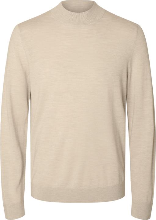 Selected Homme Slhtray Ls Knit Merino Mock Neck Noos (M)