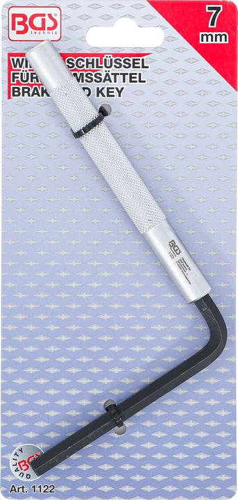 Immagine prodotto BGS Chiave ad angolo per pinze freno | esagono incassato 7 mm (Freno posteriore, Pinza freno)