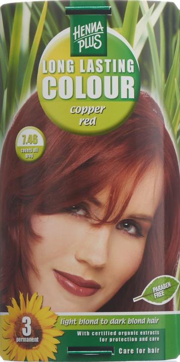 Hennaplus Long Lasting Colour (7.46 Kupfer Rot)