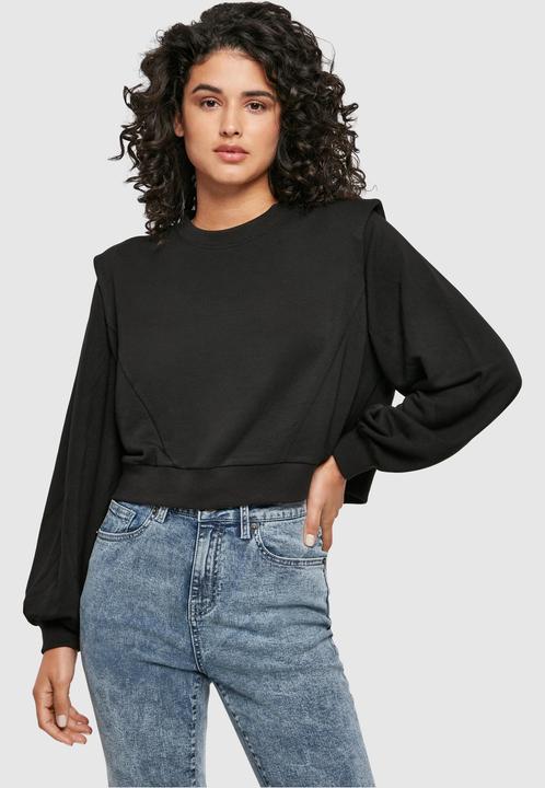 Actual product image Urban Classics Ladies Padded Shoulder Modal Terry Crewneck (XXL)