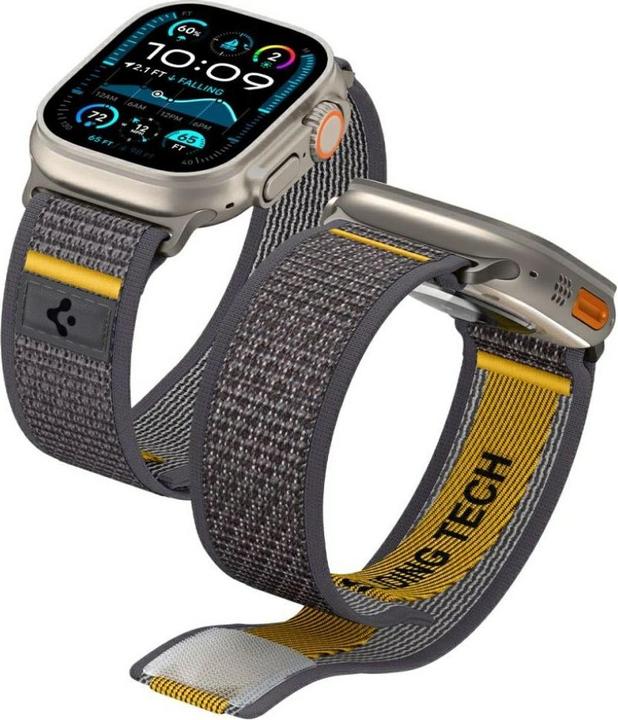Produktbild Spigen Pasek Athlex Air do Apple Watch 6/7/8/9/10/SE/Ultra 1/Ultra 2 (44/45/46/49 mm) szary (Stoff, Kunststoff)