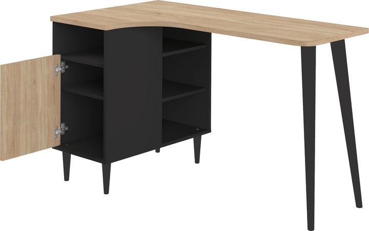 Produktbild Temahome Nook desk black and oak (120 x 67 cm)