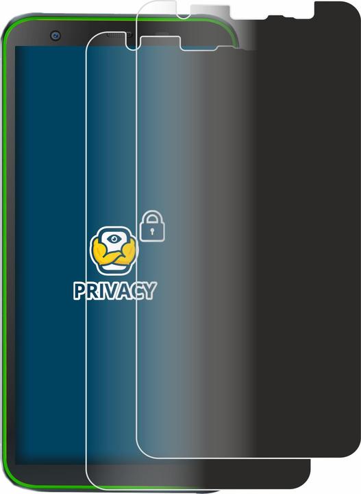 Actual product image BROTECT Anti-spy privacy film Blue light protection film (2 Piece, Blackview BV6300 Pro)
