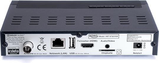 Produktbild Xoro HRT 8730 FHD Receiver DVB-T/T2 (DVB-T, DVB-T2, DVB-C)