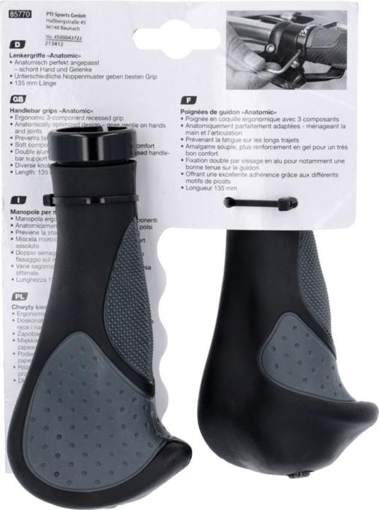 Actual product image Fischer Handlebar grips Anatomic ergonomic