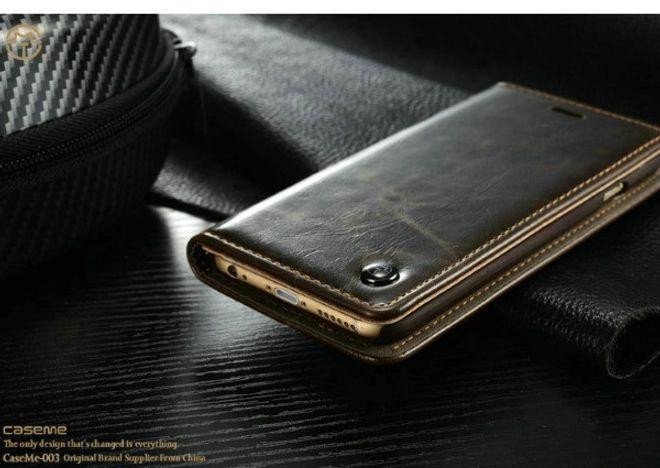Produktbild Caseme Klassische Leder Hülle (Apple iPhone 6s Plus, Apple iPhone 6 Plus)