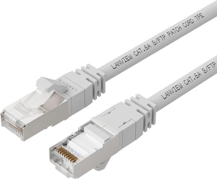Actual product image Lanview CAT6A S/FTP 25m White LSZH (S/FTP, CAT6a, 25 m)