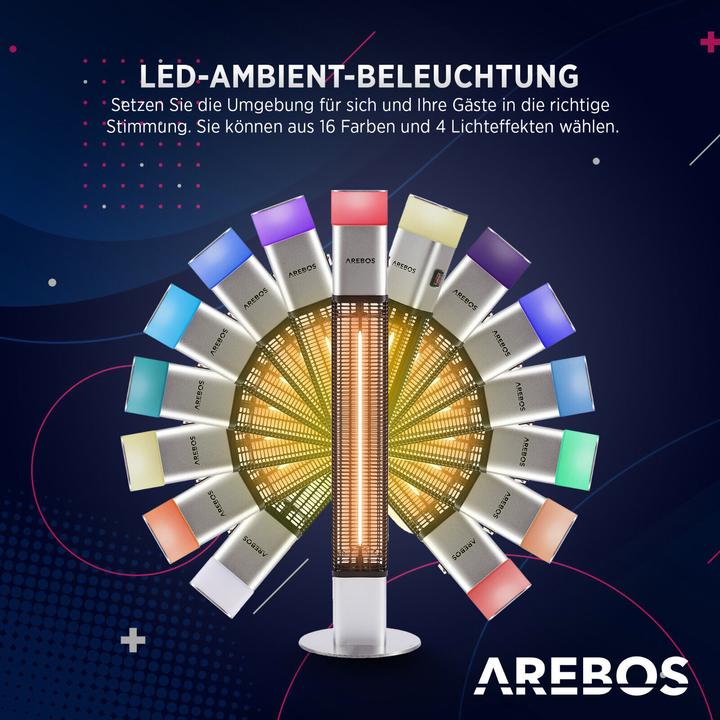 Immagine prodotto Arebos Riscaldatore radiante (1500 W)