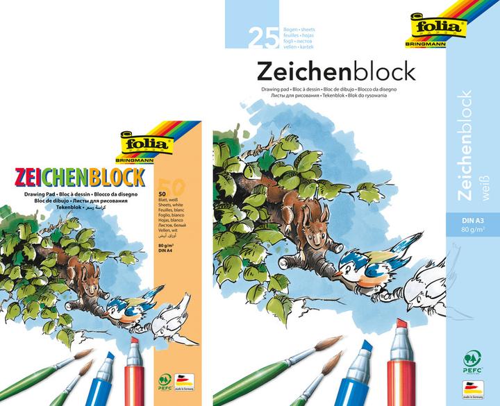 Immagine prodotto Folia Mahlblock (A4, Nessuna, Copertina morbida)