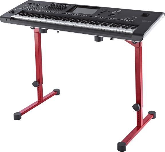 Produktbild K&M Keyboard-Tisch 18820 "Omega Pro", rot