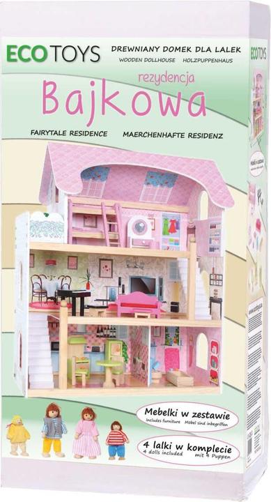 Actual product image EcoToys Fairytale house with furniture