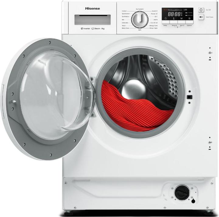 Actual product image Hisense WF3M841BWIES (8 kg, Left)