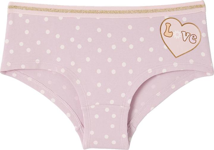 Immagine prodotto Vertbaudet Confezione da 7 pantaloncini da bambina in cotone biologico (116, Confezione da 7)