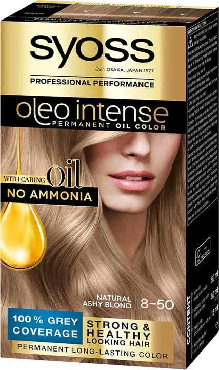 Produktbild Syoss OLIO INTENSE tinte sin amoniaco #8.50-rubio ceniza 5 pz (8-50)