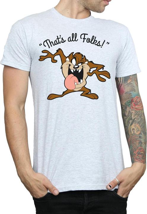 Immagine prodotto Looney Tunes That's All Folks Maglietta Taz Uomo (XL)