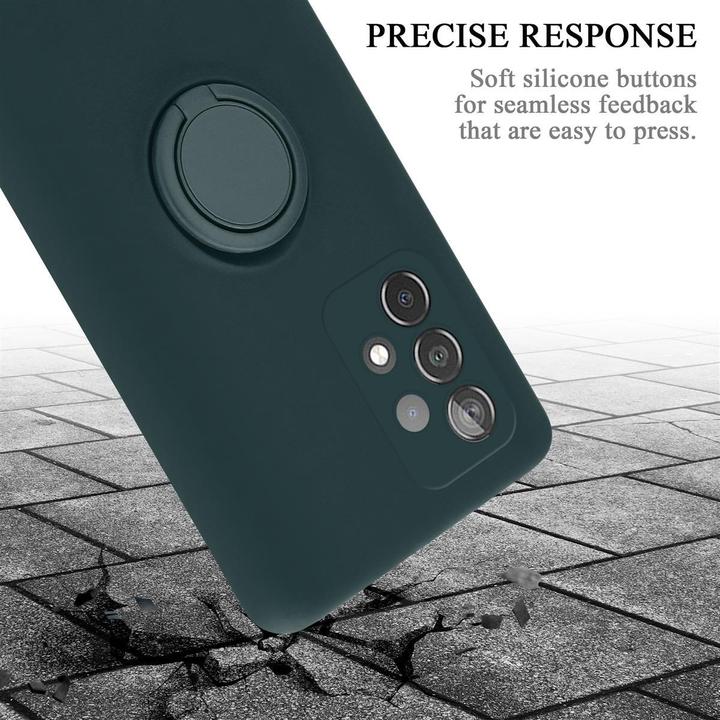 Produktbild Cadorabo TPU Liquid Ring Silicone Case Hülle (Samsung Galaxy A52, Samsung Galaxy A52 5G, Samsung Galaxy A52s 5G)