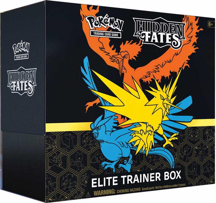 Actual product image Pokémon Hidden Fates (English, Elite / Top Trainer Box)