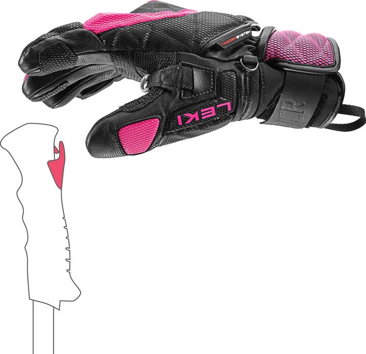 Produktbild Leki WCR Venom 3D Junior Black/Pink (7)