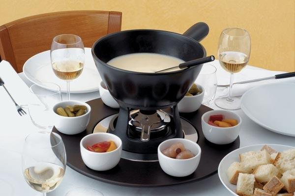 Actual product image Alessi Mummy fondue set for cheese (Cheese fondue)