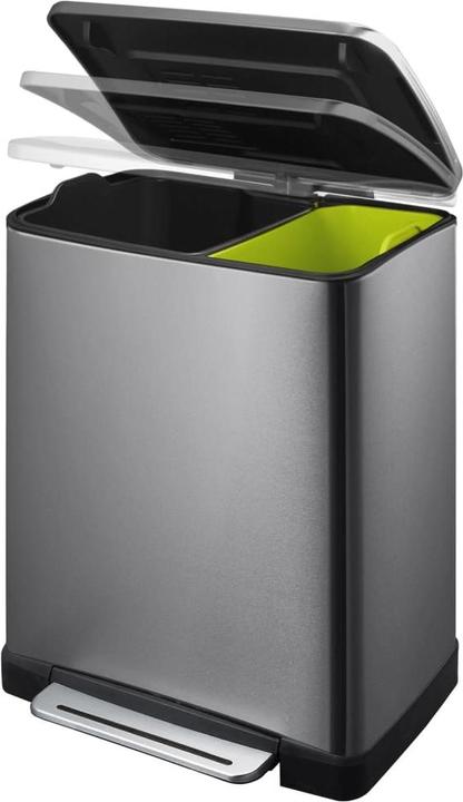 Immagine prodotto EKO Sistema di raccolta differenziata E-Cube Recycling 28 plus 18 L nero con pedale extra largo e (46 l)