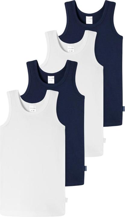 Produktbild Schiesser 4er Pack Kids Boys 95/5 Organic Cotton Unterhemd (140)