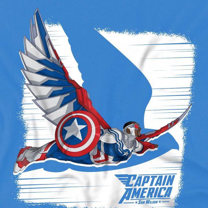 Actual product image Captain America Childrens/Kids Falcon T-Shirt (140)