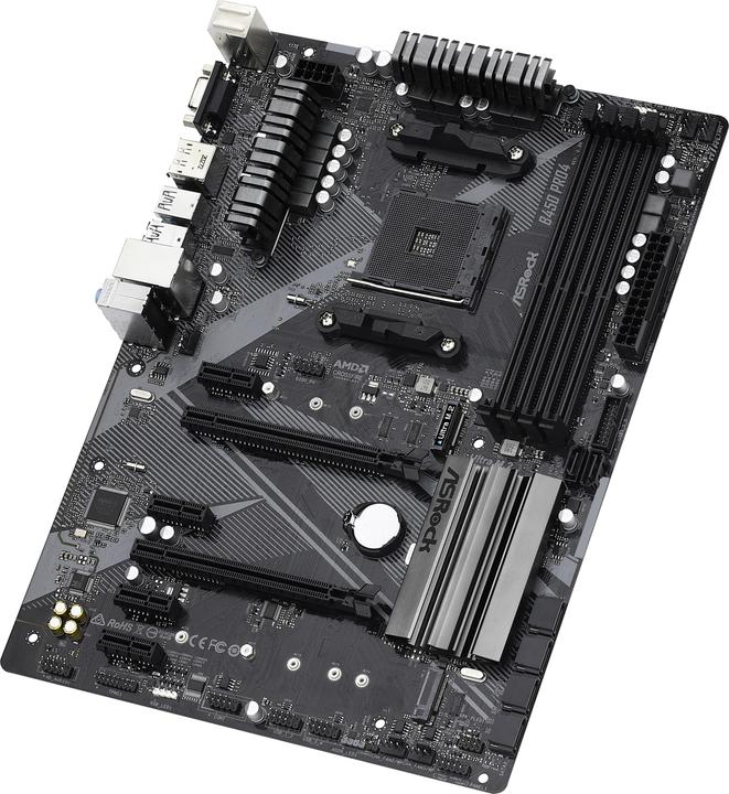 Produktbild AsRock B450M Pro4 R2.0 (AM4, AMD B450, mATX)