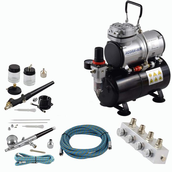 Immagine prodotto Agora-Tec Set completo di aerografo (3 l)