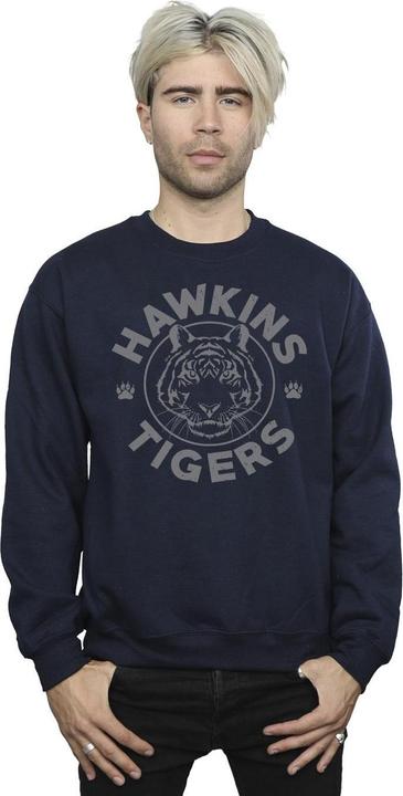 Produktbild Netflix Stranger Things Hawkins Grey Tiger Sweatshirt (XXL)