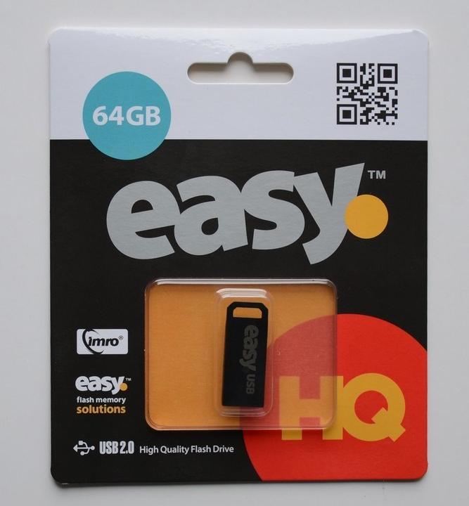 Produktbild IMRO Pendrive EASY / 64 GB (64 GB, USB 2.0, Farbbialy) (64 GB, USB-A, USB 2.0)