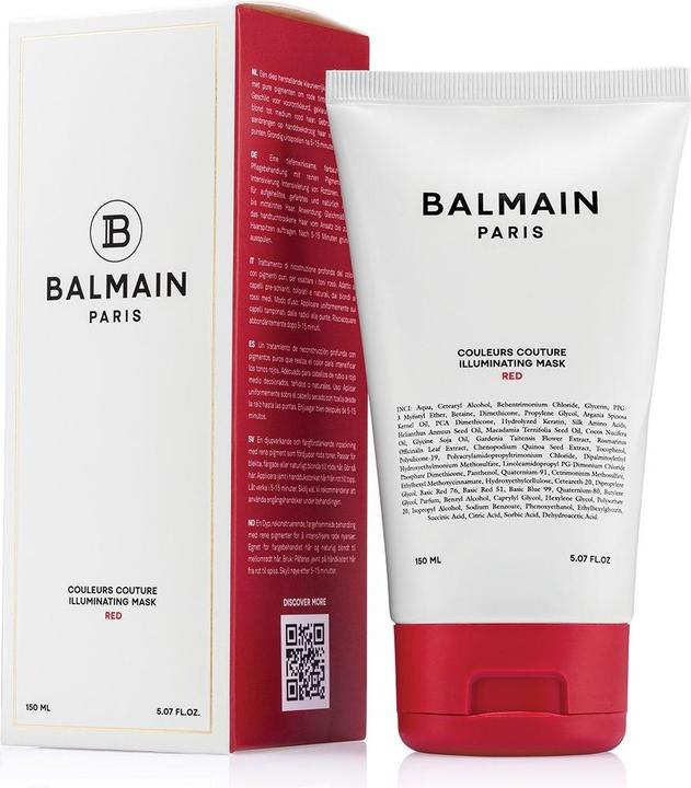 Balmain Hair - Couleurs Couture Illuminating Red Mask - Red - 150 ml (150 ml)