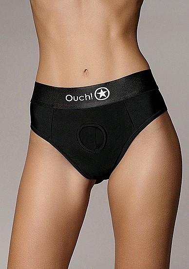 Actual product image Ouch! Vibrating Strap-on Thong - Removable Straps - XS/S (XS)
