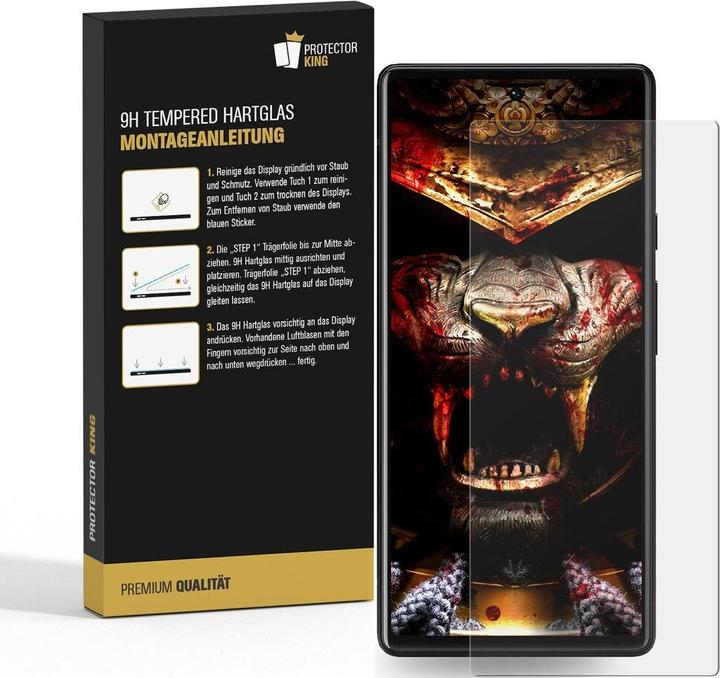 Produktbild Protectorking 3x 3D A++ echtes Tempered 9H Panzerhartglas KLAR (3 Stück, Google Pixel 6a)