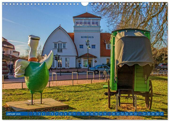 Produktbild Boltenhagen - Sonne, Sand und Ferien an der Ostsee (Wandkalender 2025 DIN A3 quer), Monatsk (A3, Deutsch)