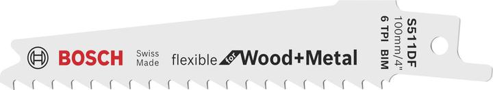 Bosch Professional Zubehör Sabre saw blade S 511 DF, 100 x
