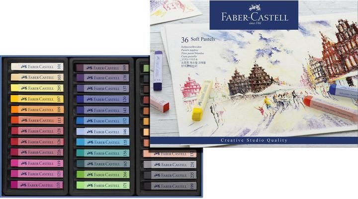 Produktbild Faber-Castell Softpastellkreiden (Mehrfarbig, 36 x)