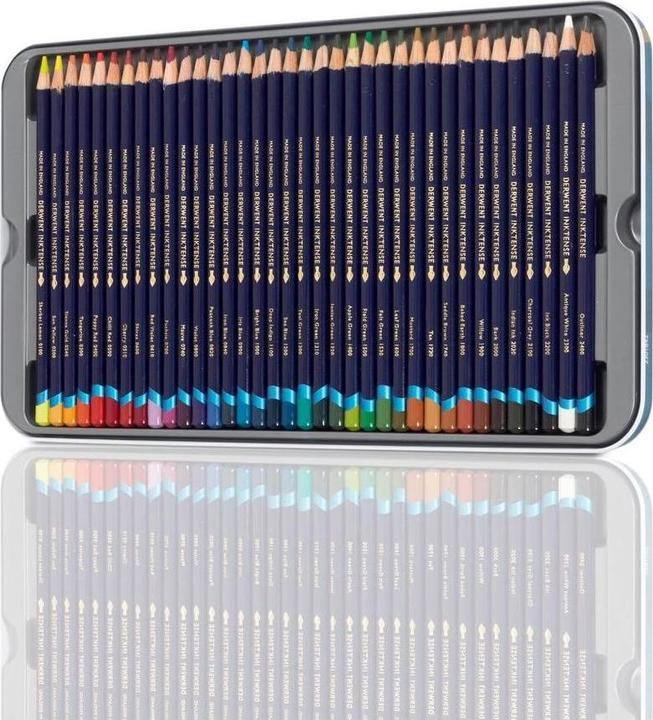 Actual product image Derwent Inktense permanent watercolour pencils (Multicoloured, Multicolor, multicolour, 36 x)