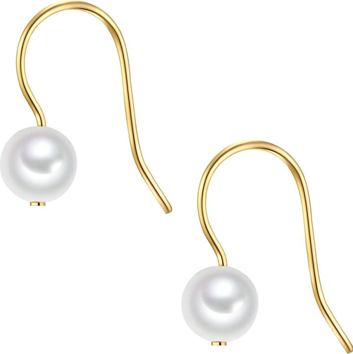 Produktbild Valero Pearls Damen Sterling Silber Süsswasser-Zuchtperle gelbgold - 28653 (Sterling Silber)
