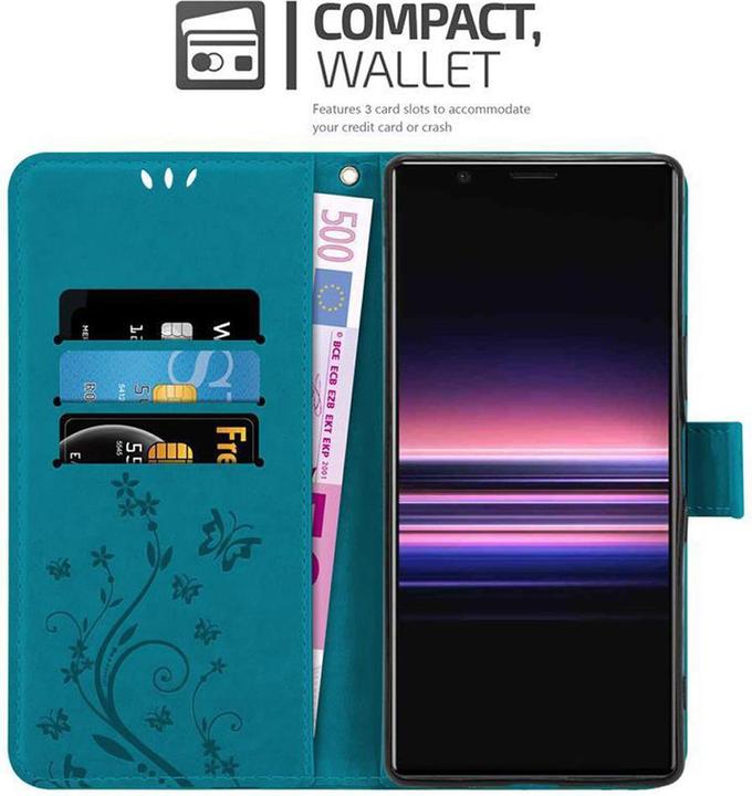 Actual product image Cadorabo Flower Book Cover (Sony Xperia 5)